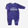 Pijama azul de super-herói