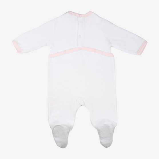 Pijama de bebé con corazón y mensaje