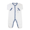 newborn pajama with flower on the chest newborn pajama with flower on the chest