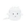 cubo de atividades para bebé da coleção Wooly em veludo branco