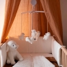 conjunto de móbile para bebé com doudou e cama
