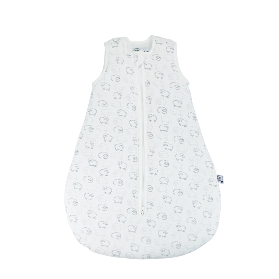 White baby sleeping bag