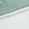 Sage green dual-material blanket zoom Sage green dual-material blanket zoom