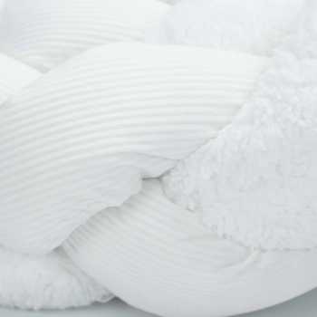 Zoom materiale nastro decorativo écru