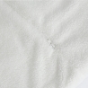 Zoom on sherpa fabric and sleeping bag closure Zoom on sherpa fabric and sleeping bag closure