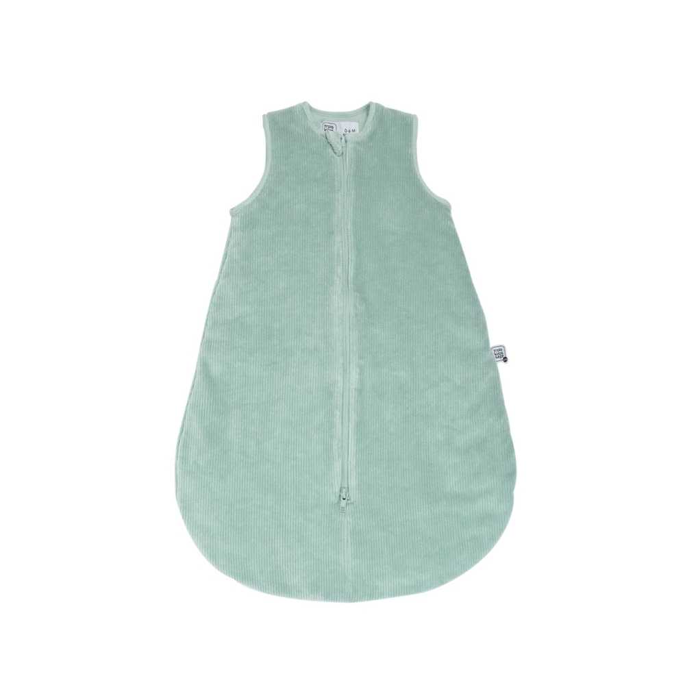 Saco de dormir recém-nascido 0/6 meses verde salva