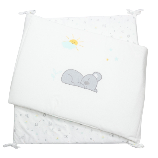 Pink tiger crib bumper