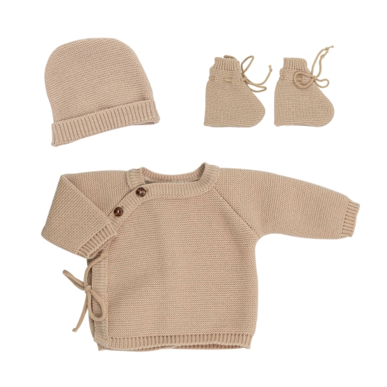 Newborn set cardigan, hat,...
