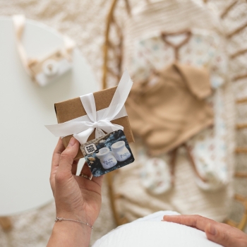 Scatola regalo per annunciare la gravidanza al futuro papà