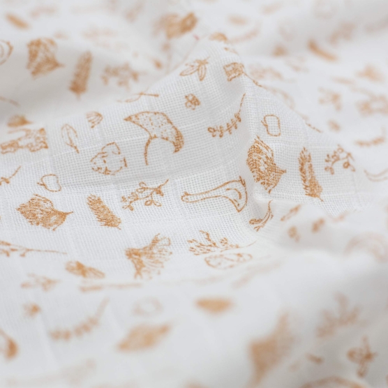 3 gasas de algodón 70x70cm...