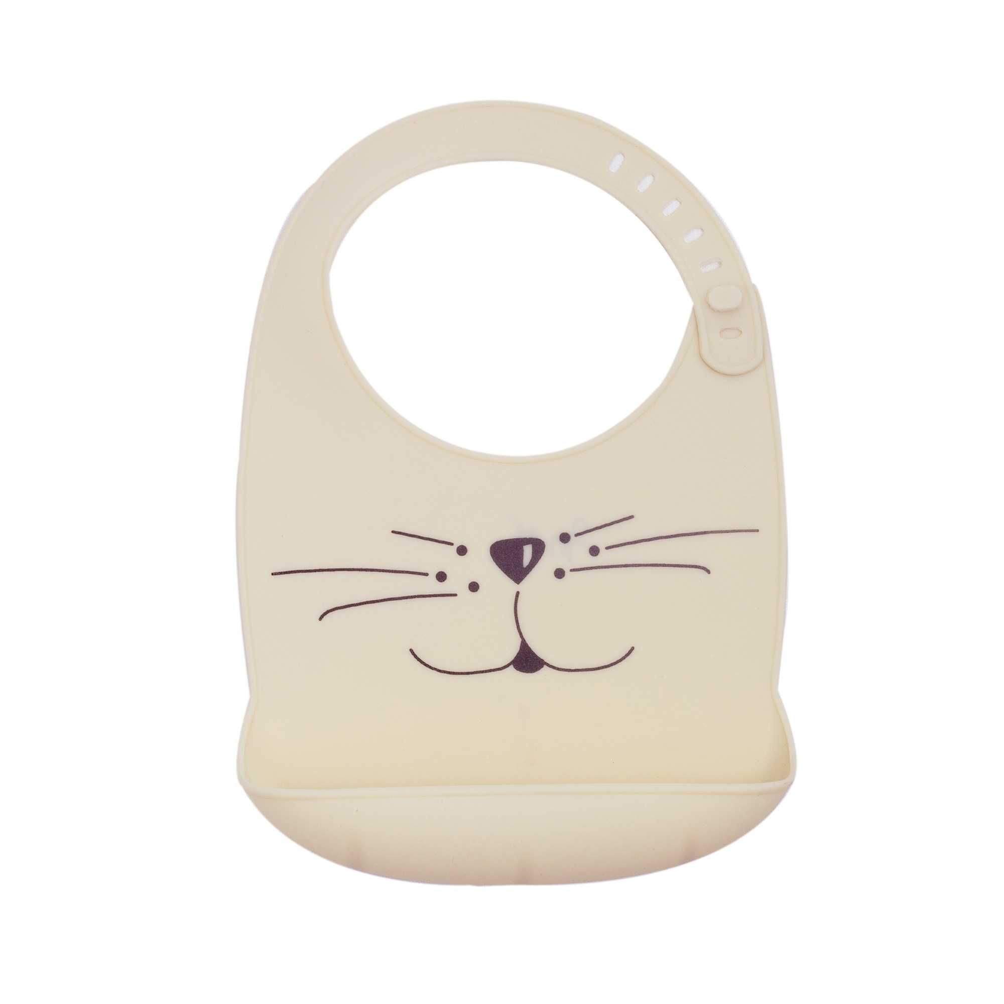 Trois Kilos Sept - Bavoir silicone récupérateur pour bébé