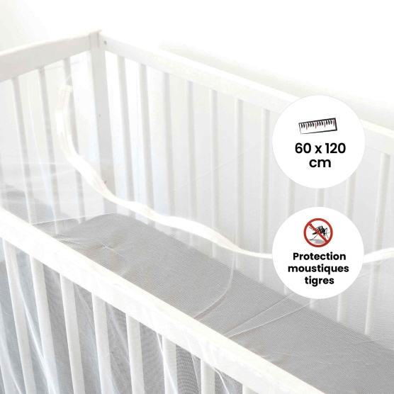 Zippered mosquito net baby...