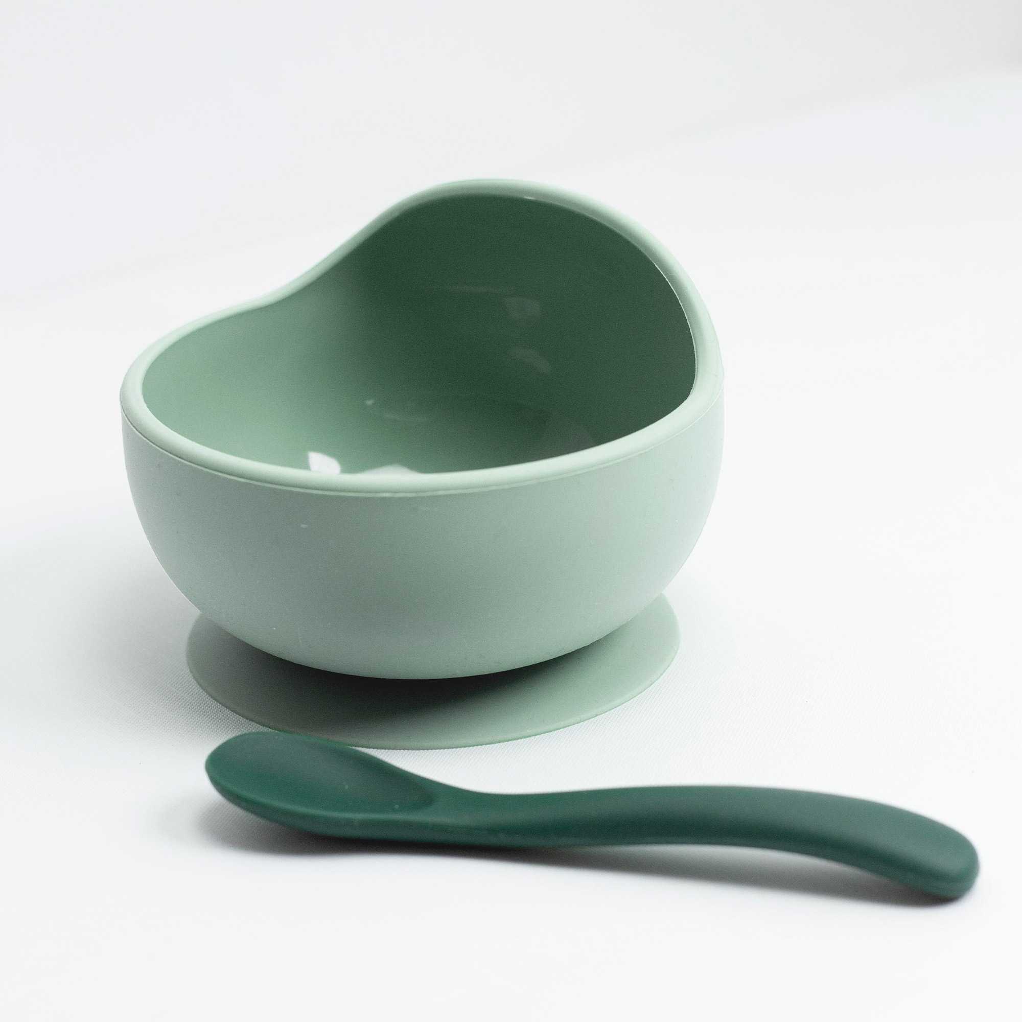 Kit repas silicone bébé - 2 pièces (Trois Kilos Sept) - Image 1