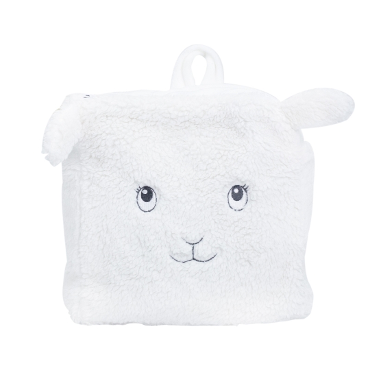 Baby sheep head backpack