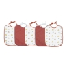 Set di 5 bavaglini con lacci per bambino Set di 5 bavaglini con lacci per bambino