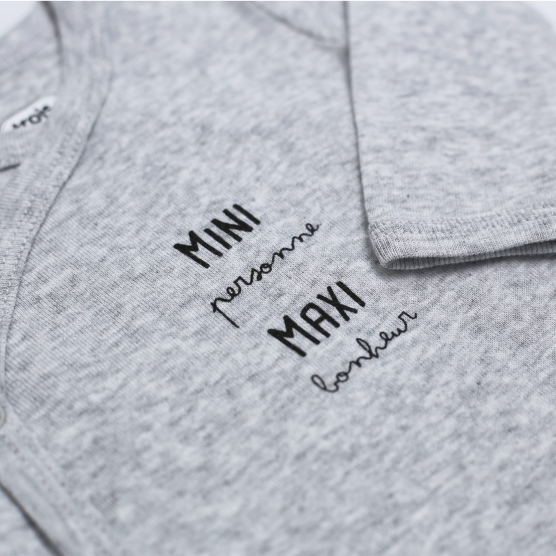 heather grey bodysuit