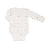 Body bébé beige avec pétales de fleurs Body bébé beige avec pétales de fleurs