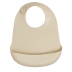 Baby silicone bib - Nougat