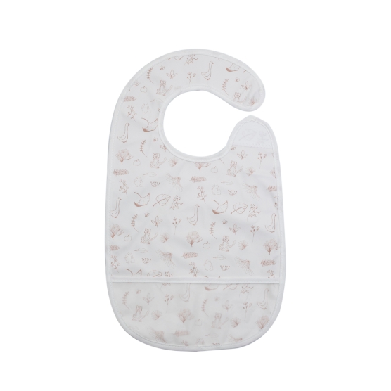 Plastic bib with pocket -...