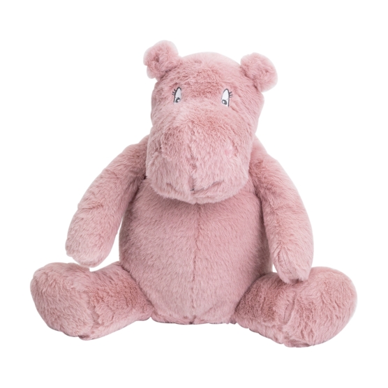 Knuffel baby Cléo de nijlpaard 30cm oud roze