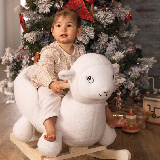 Rocking Sheep - Wooly