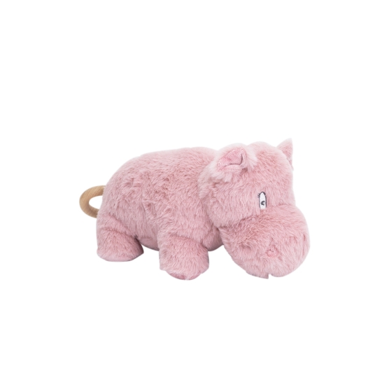 pink hippo musical plush toy