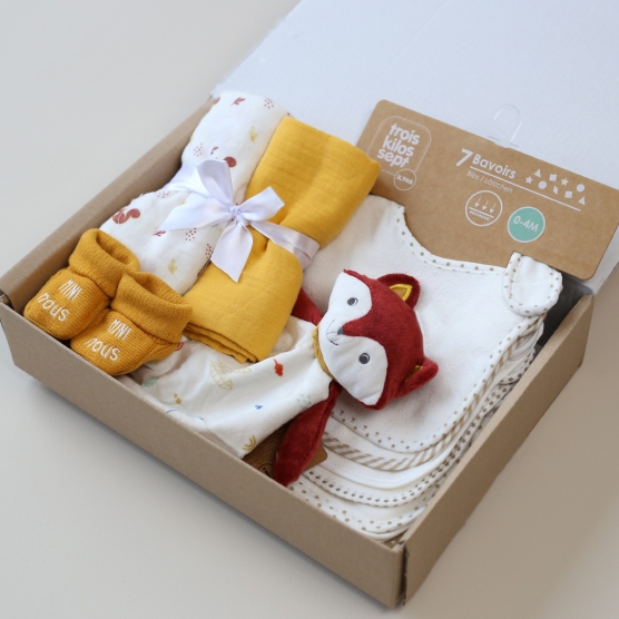 Set regalo nascita - Giallo