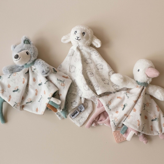 Doudou fazzoletto - lupo