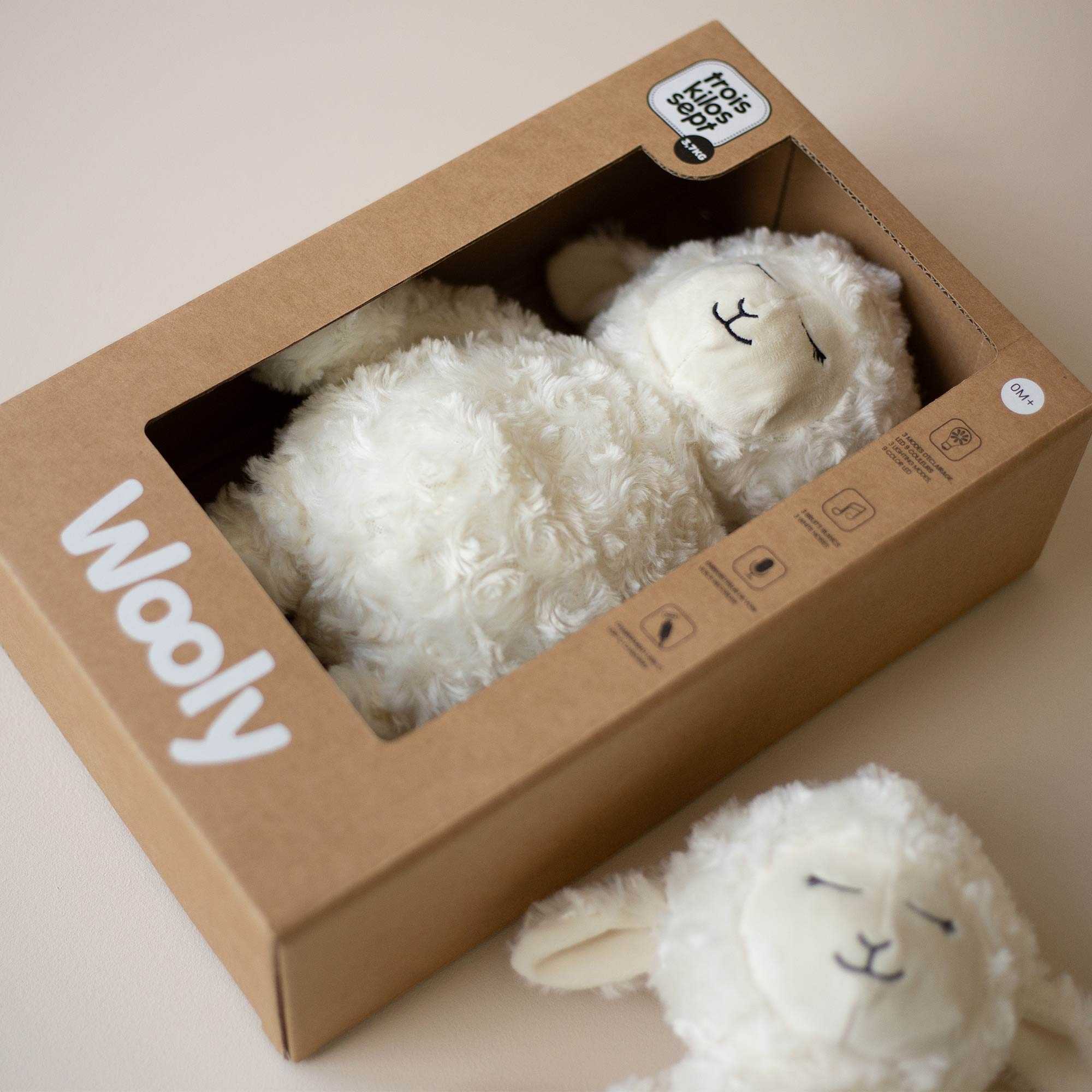Veilleuse musicale Wooly - Bruits Blancs (Trois Kilos Sept) - Image 2