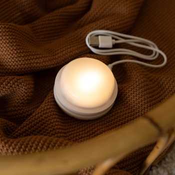 caixa de veilleuse wooly de ruído branco