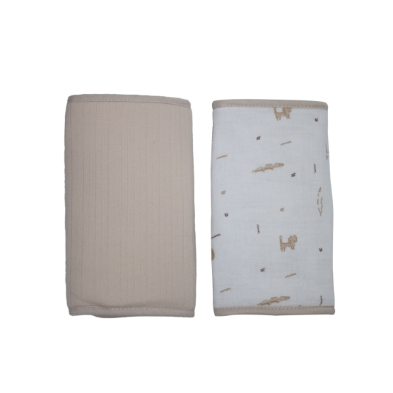 Dual-material crib bumper