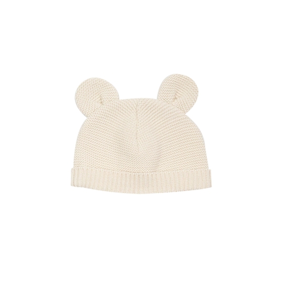 Knitted beanie with ears