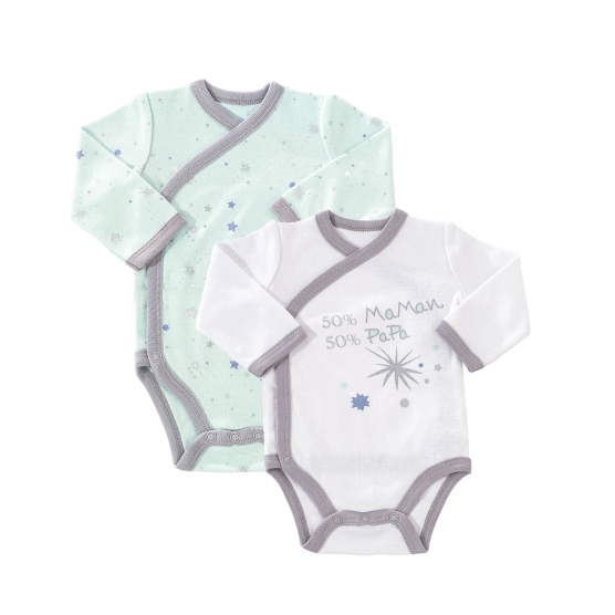 Set of 2 baby bodysuits