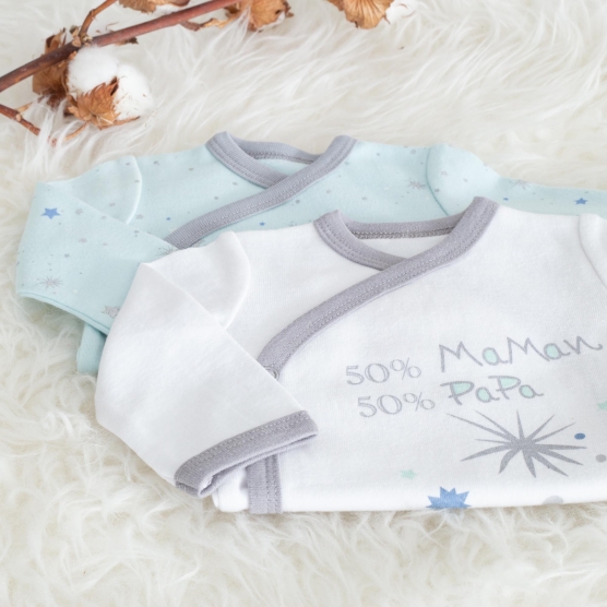 Set of 2 baby bodysuits