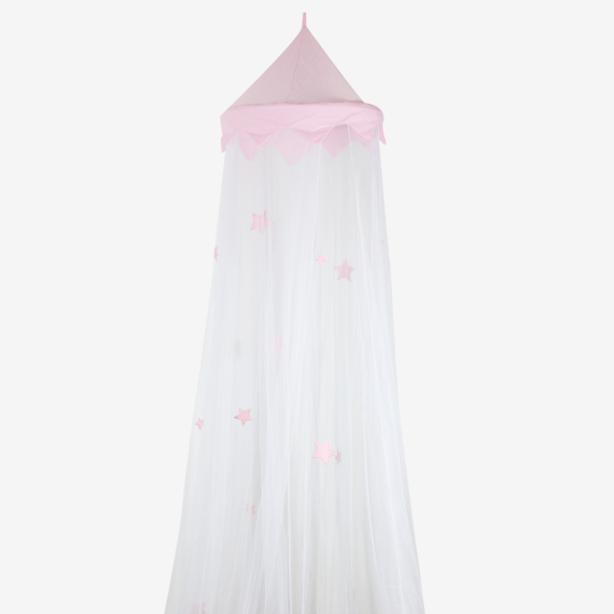 Bed canopy - pink stars