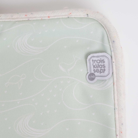 product photo of health record book cover in nova sea green