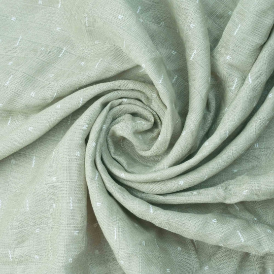 Set van 3 babyluiers 70x70cm, kleur wit en olijfgroen