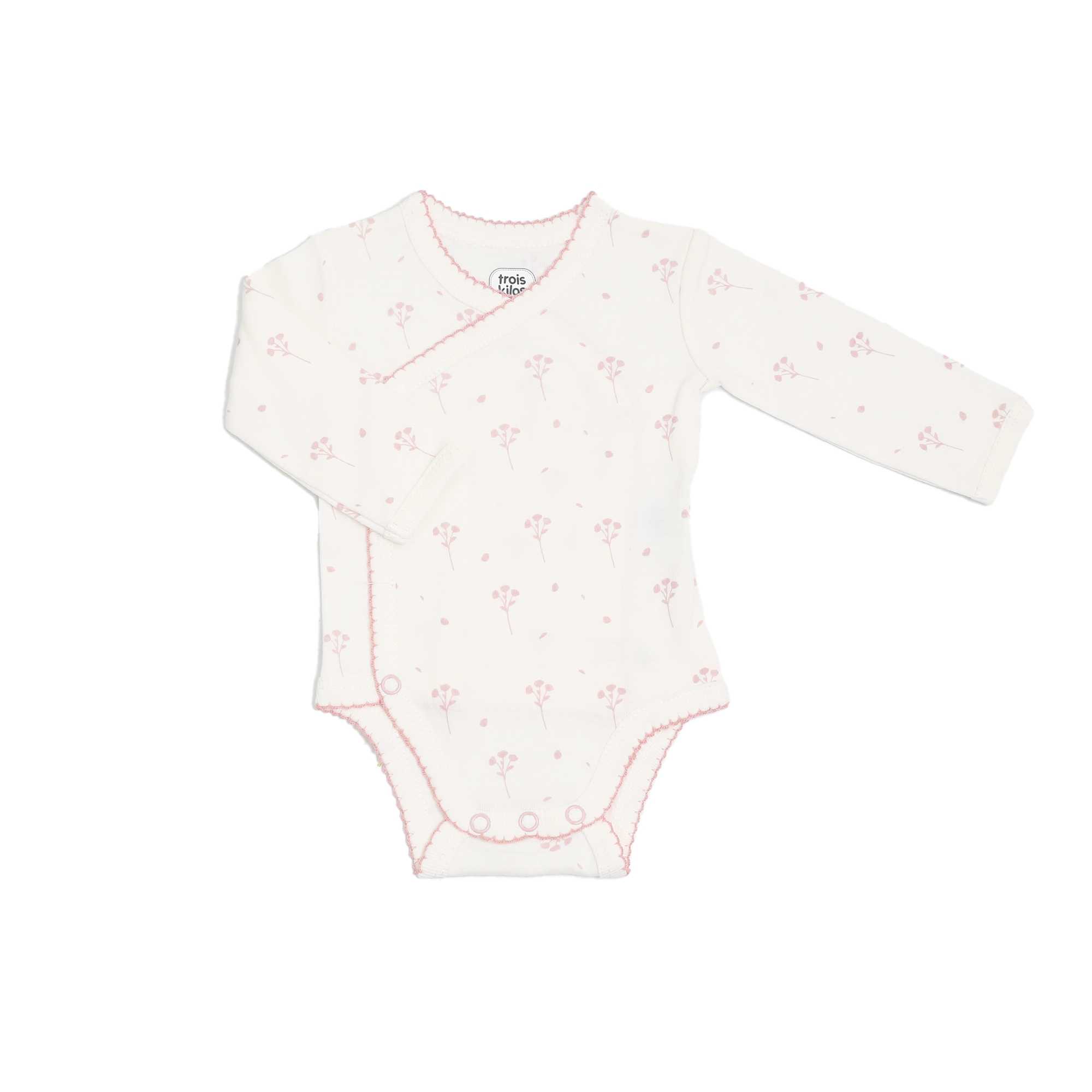 Tenue de naissance pour bébé - Fleurs (Trois Kilos Sept) - Image 2