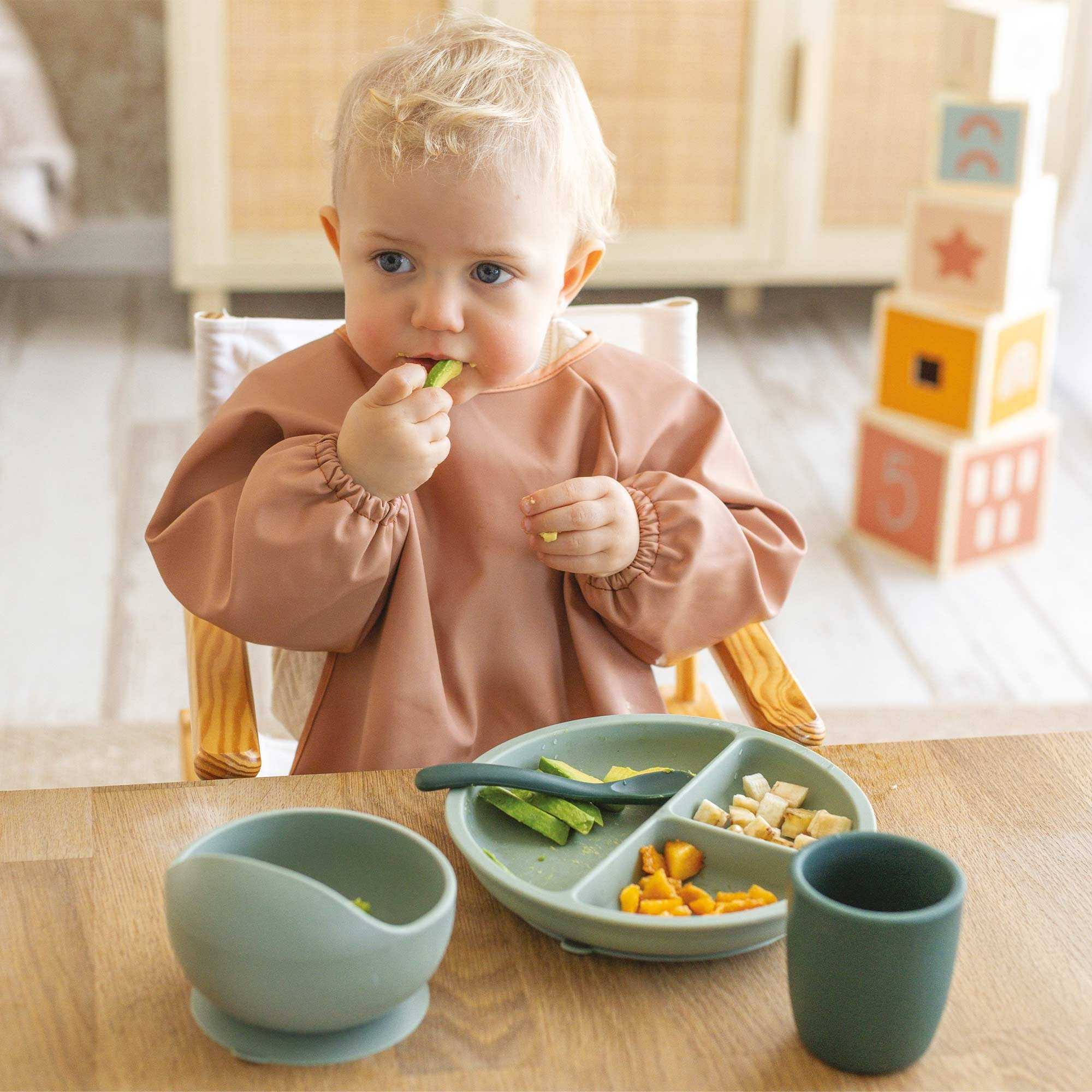 Kit repas silicone bébé - 2 pièces (Trois Kilos Sept) - Image 2