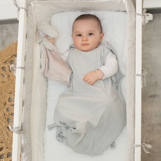 Terry cloth sleeping bag...