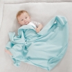 Green Fleece Newborn Blanket - 75x100 cm