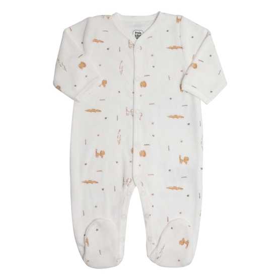 Pijama inteiro em veludo
