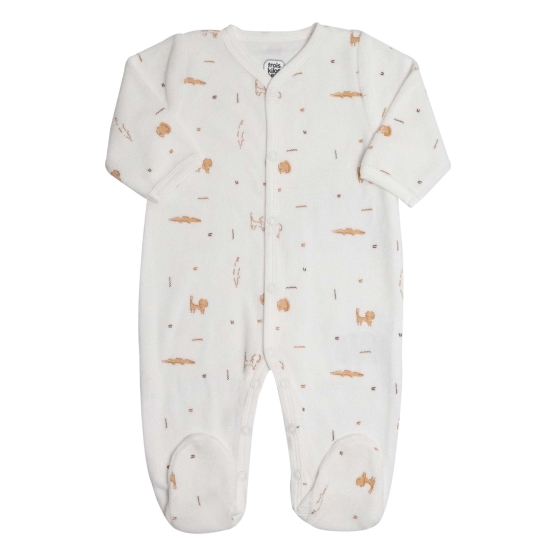 Velvet sleepsuit