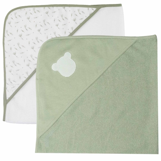 Lot de 2 capes de bain bébé