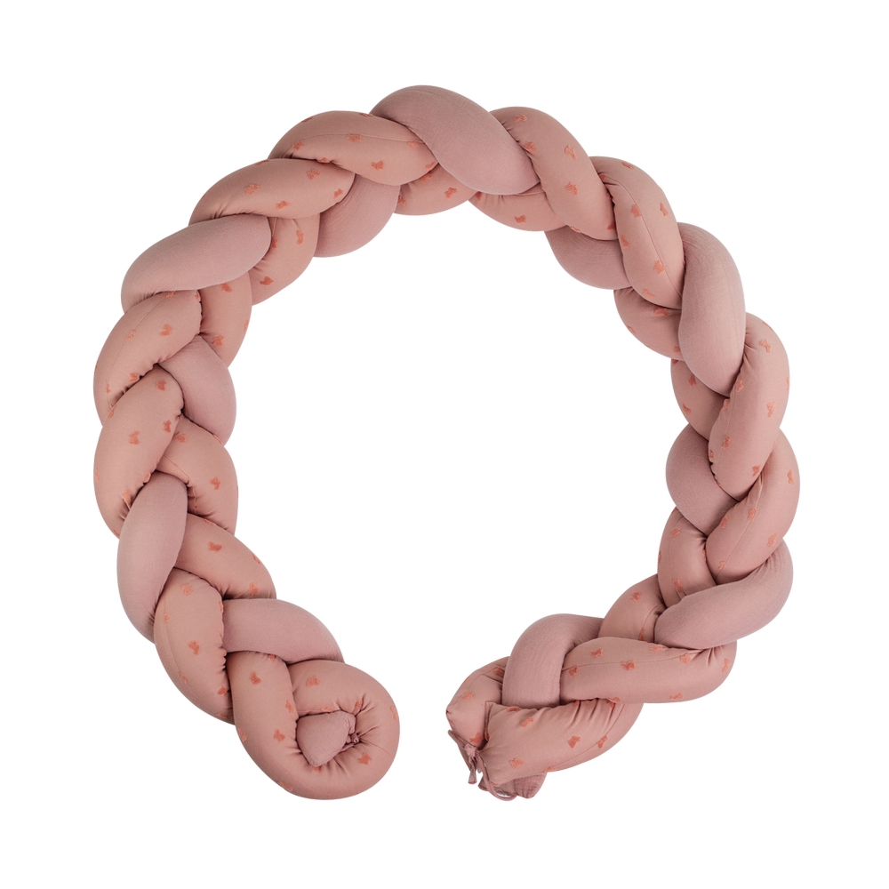 Decorative braid for baby room in sienna color