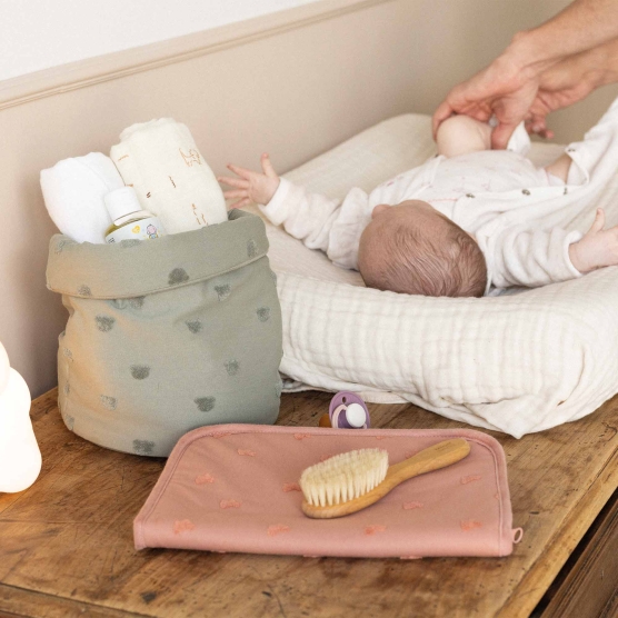 Mutterpass-Hülle für Baby Farbe Siena