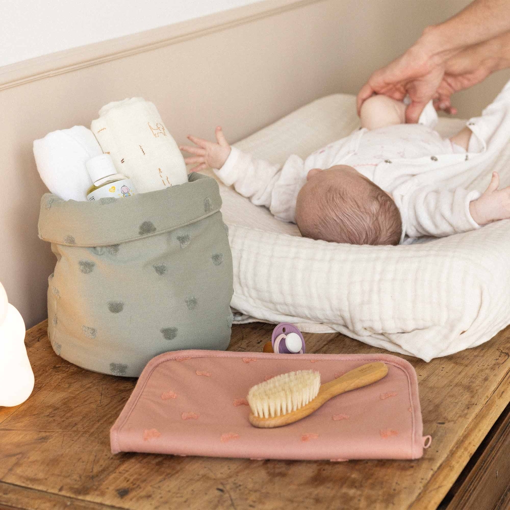 protège carnet de santé avec espace change de bébé