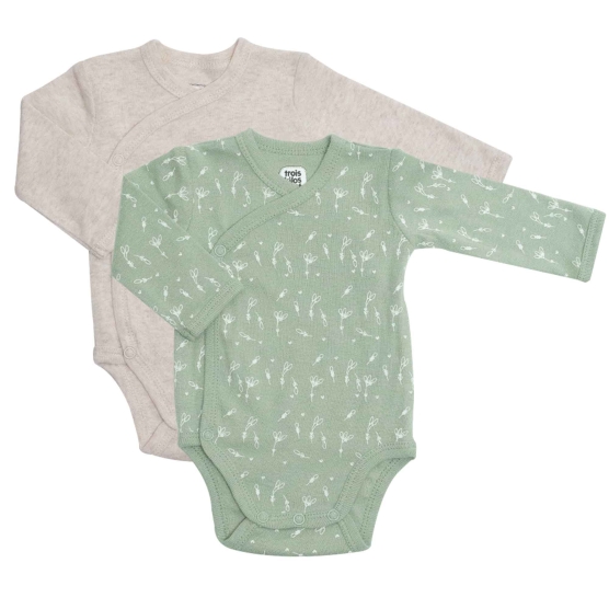 2er-Set Bodys für Babys -...