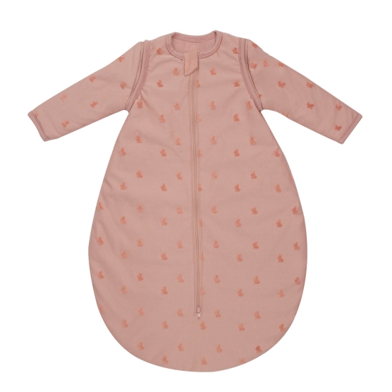 baby sleeping bag with removable sleeves sienna color