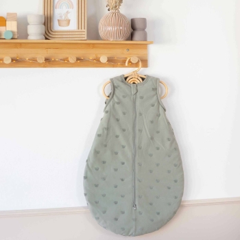 material jacquard saco de dormir bebé